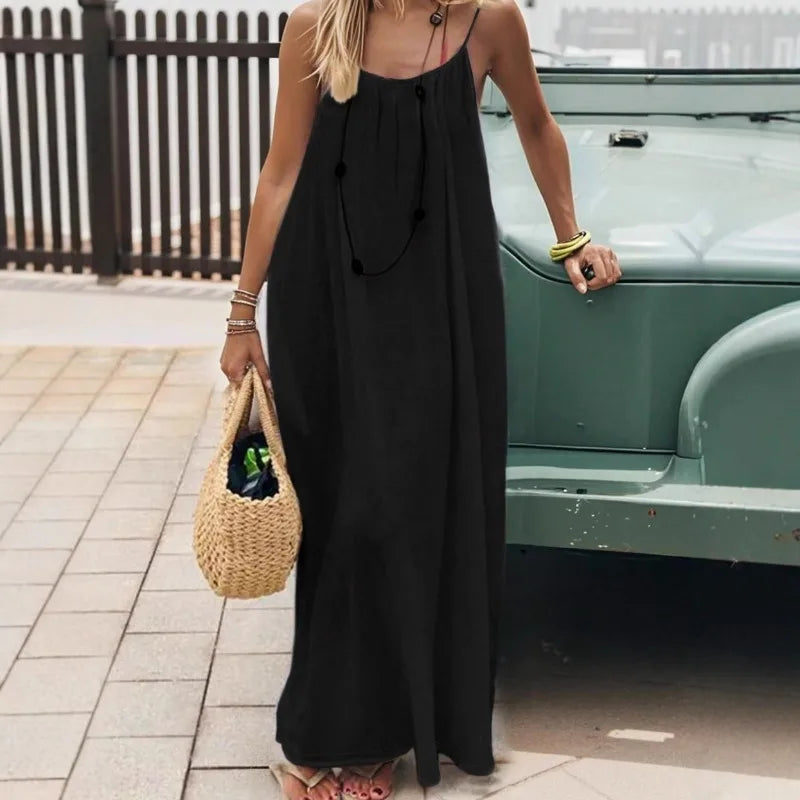 MOREAU LYON | ROBE SPAGHETTI POUR FEMMES