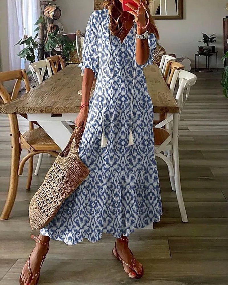 MOREAU LYON | ROBE MIDI BOHO POUR FEMMES