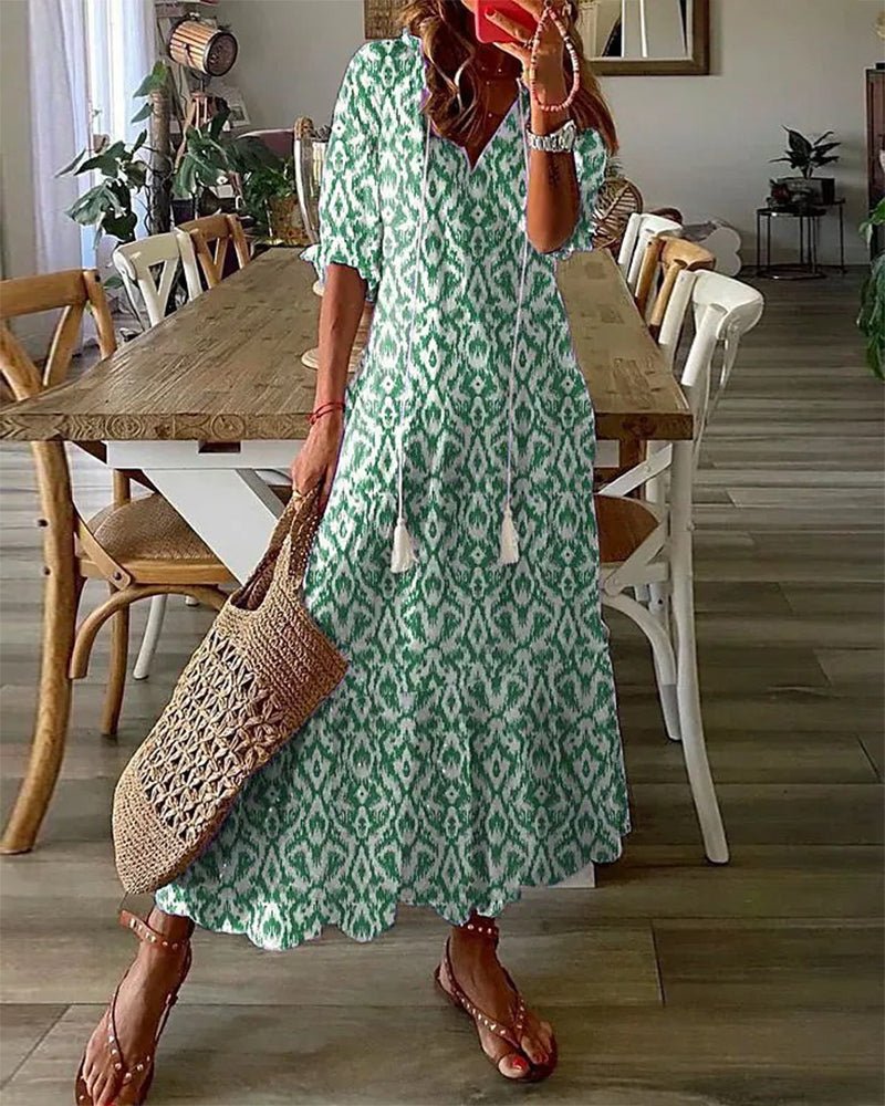 MOREAU LYON | ROBE MIDI BOHO POUR FEMMES