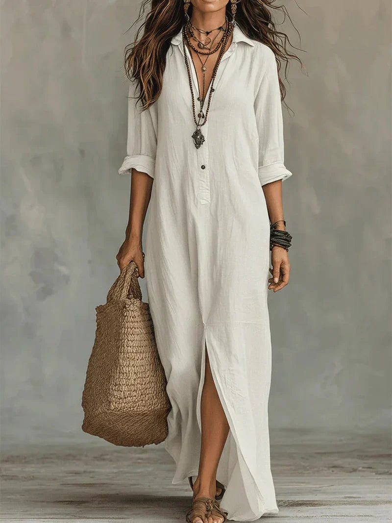 MOREAU LYON | ROBE MAXI CHIC FLUIDE POUR FEMMES