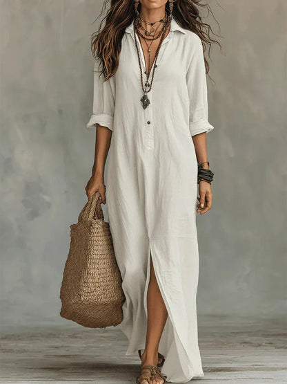 MOREAU LYON | ROBE MAXI CHIC FLUIDE POUR FEMMES