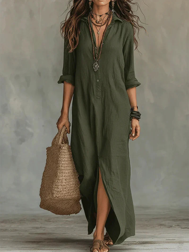 MOREAU LYON | ROBE MAXI CHIC FLUIDE POUR FEMMES