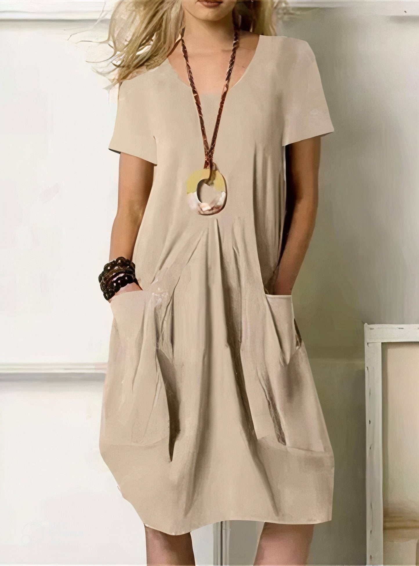 MOREAU LYON | ROBE MIDI FLUIDE POUR FEMMES