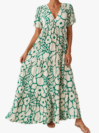 MOREAU LYON | ROBE FLORALE MAXI POUR FEMMES