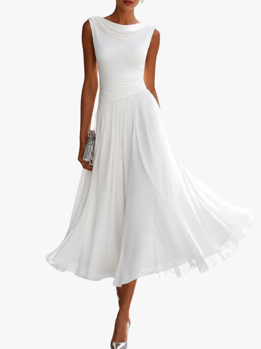 MOREAU LYON | ROBE MIDI ÉLÉGANTE CHIC POUR FEMMES