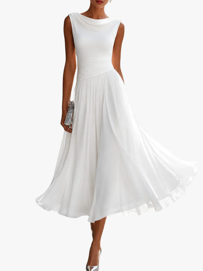 MOREAU LYON | ROBE MIDI ÉLÉGANTE CHIC POUR FEMMES
