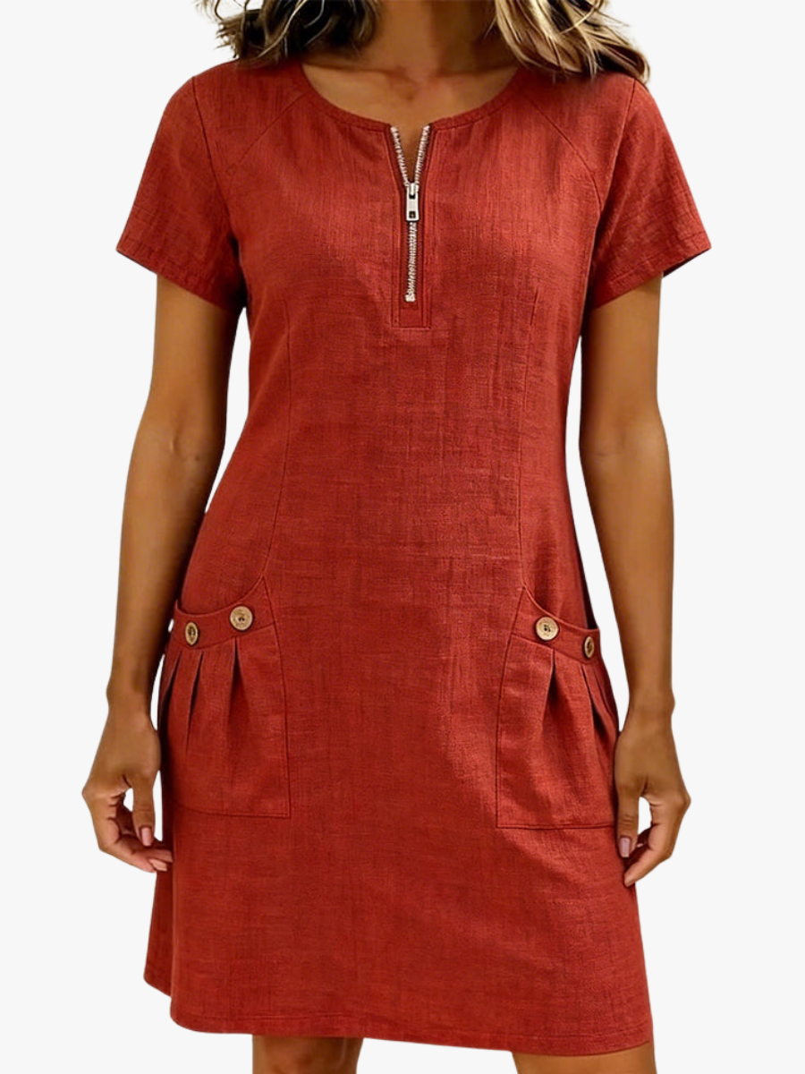 MOREAU LYON | ROBE EN MELANGE DE LIN POUR FEMMES