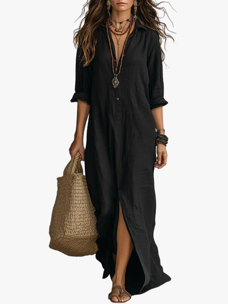 MOREAU LYON | ROBE MAXI CHIC FLUIDE POUR FEMMES