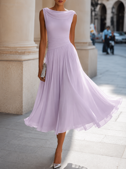 MOREAU LYON | ROBE MIDI ÉLÉGANTE CHIC POUR FEMMES