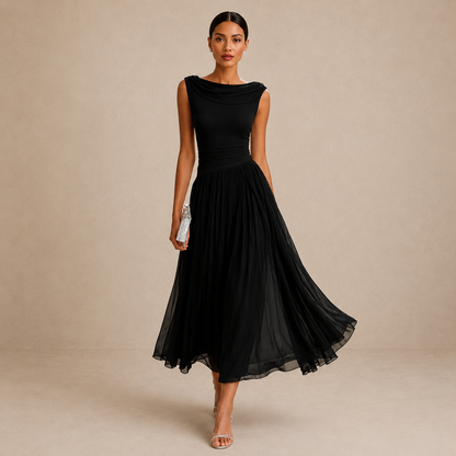 MOREAU LYON | ROBE MIDI ÉLÉGANTE CHIC POUR FEMMES