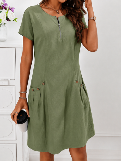 MOREAU LYON | ROBE EN MELANGE DE LIN POUR FEMMES