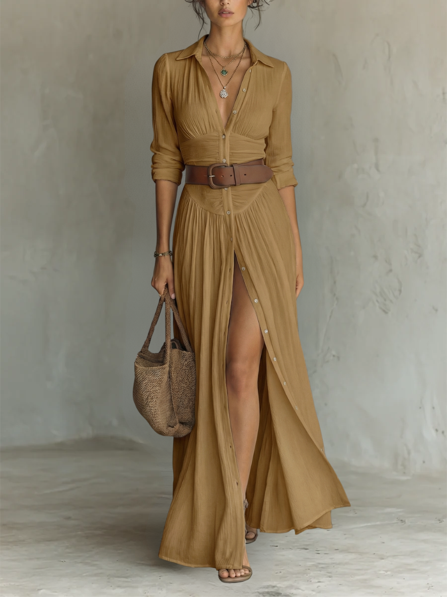 MOREAU LYON | ROBE MAXI ÉLÉGANTE POUR FEMME