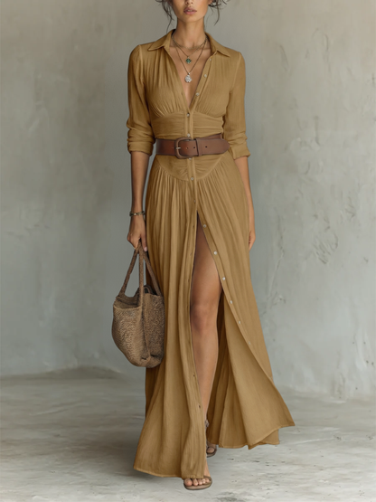 MOREAU LYON | ROBE MAXI ÉLÉGANTE POUR FEMME