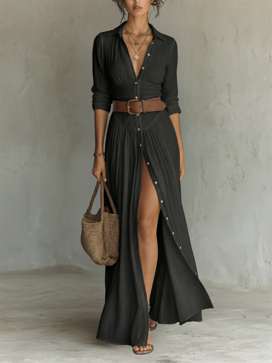 MOREAU LYON | ROBE MAXI ÉLÉGANTE POUR FEMME