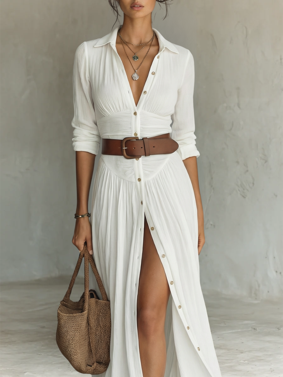 MOREAU LYON | ROBE MAXI ÉLÉGANTE POUR FEMME