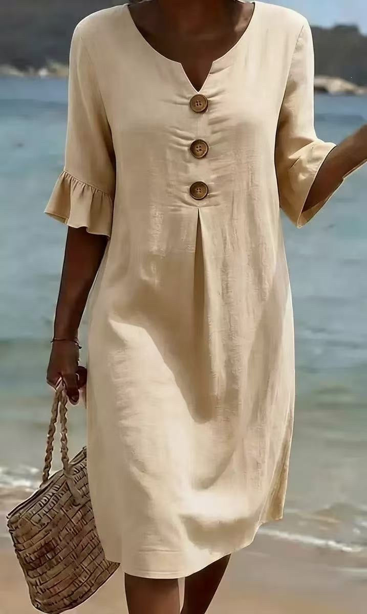 MOREAU LYON | ÉLÉGANTE ROBE COUPE AMPLE POUR FEMMES