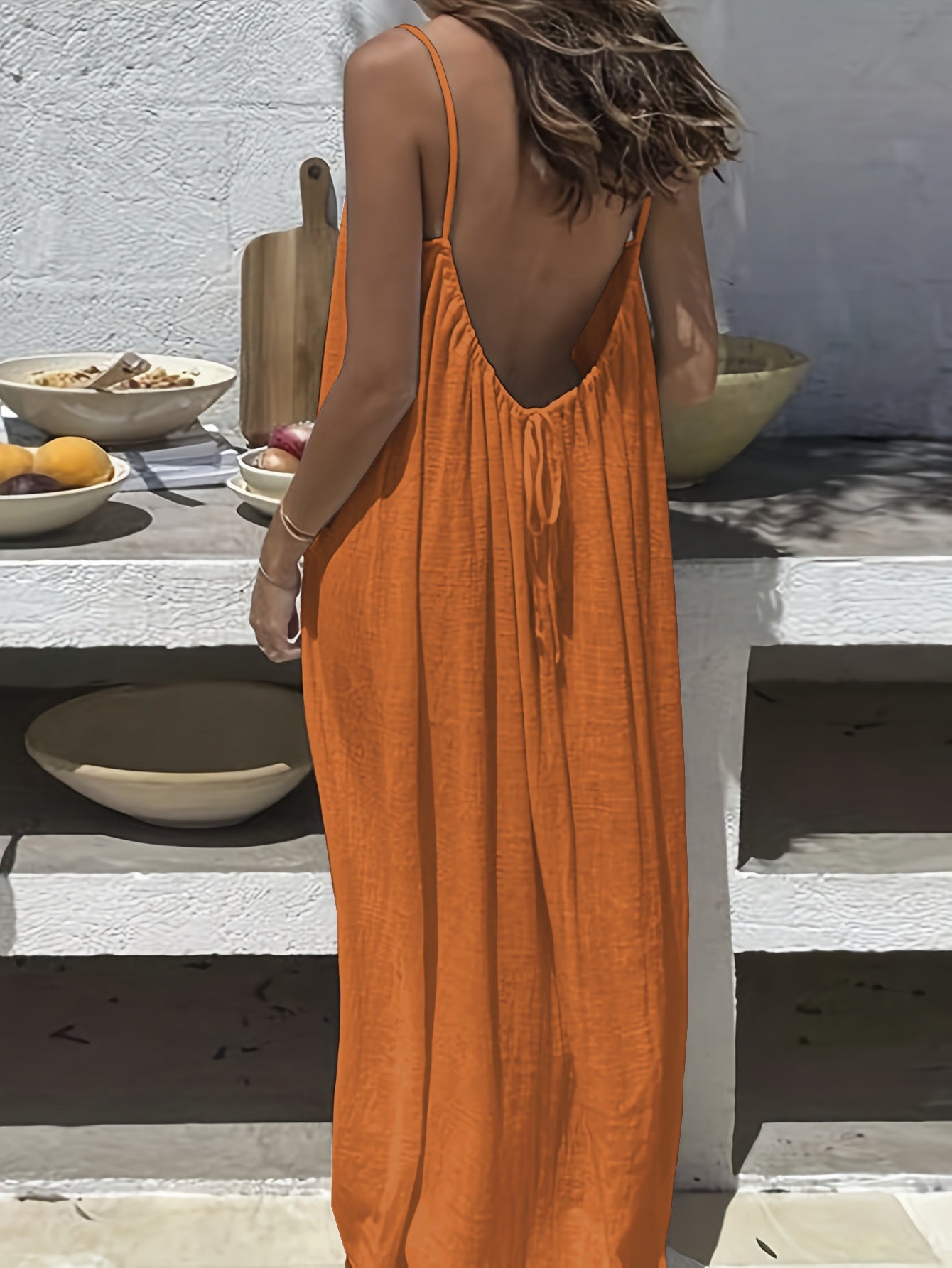 MOREAU LYON | ROBE SPAGHETTI POUR FEMMES
