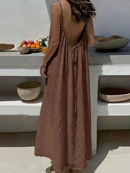 MOREAU LYON | ROBE SPAGHETTI POUR FEMMES