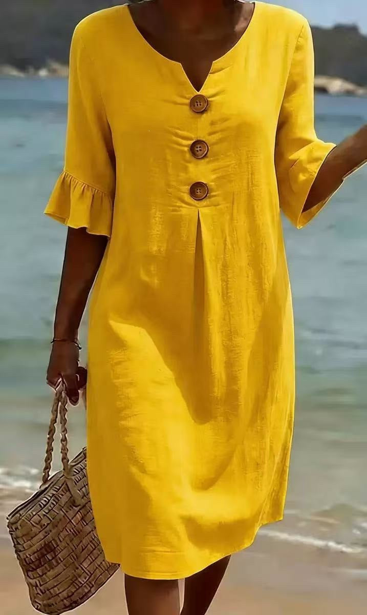 MOREAU LYON | ÉLÉGANTE ROBE COUPE AMPLE POUR FEMMES