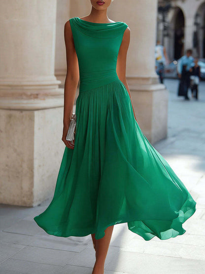 MOREAU LYON | ROBE MIDI ÉLÉGANTE CHIC POUR FEMMES