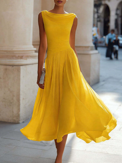 MOREAU LYON | ROBE MIDI ÉLÉGANTE CHIC POUR FEMMES