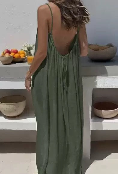 MOREAU LYON | ROBE SPAGHETTI POUR FEMMES