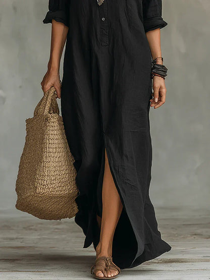 MOREAU LYON | ROBE MAXI CHIC FLUIDE POUR FEMMES