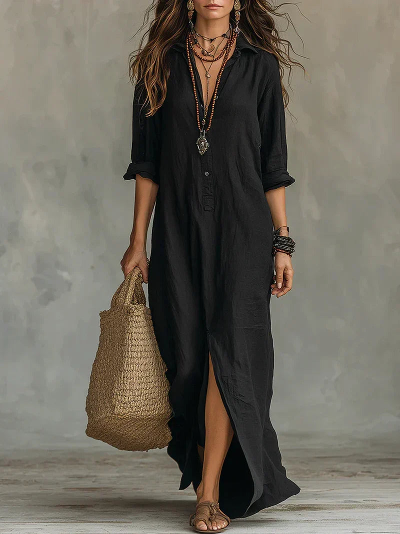 MOREAU LYON | ROBE MAXI CHIC FLUIDE POUR FEMMES