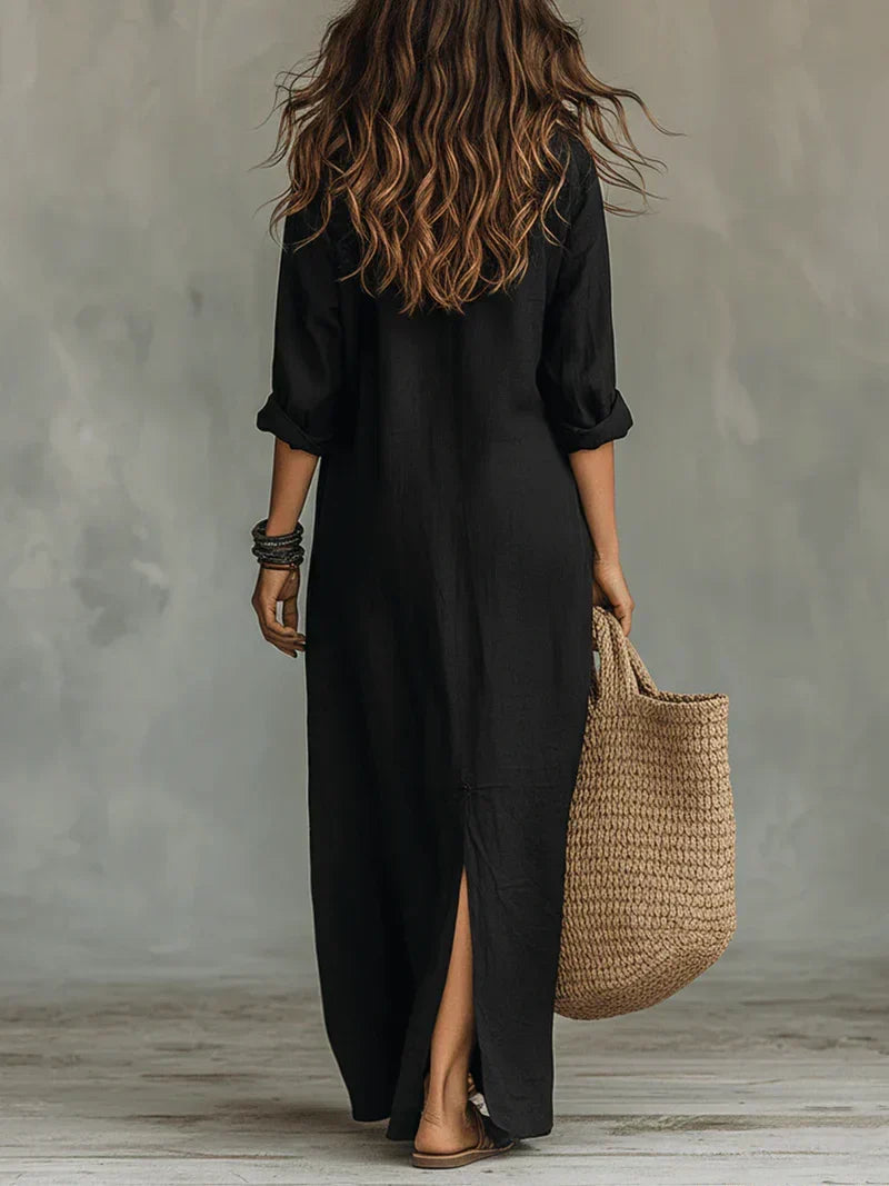 MOREAU LYON | ROBE MAXI CHIC FLUIDE POUR FEMMES