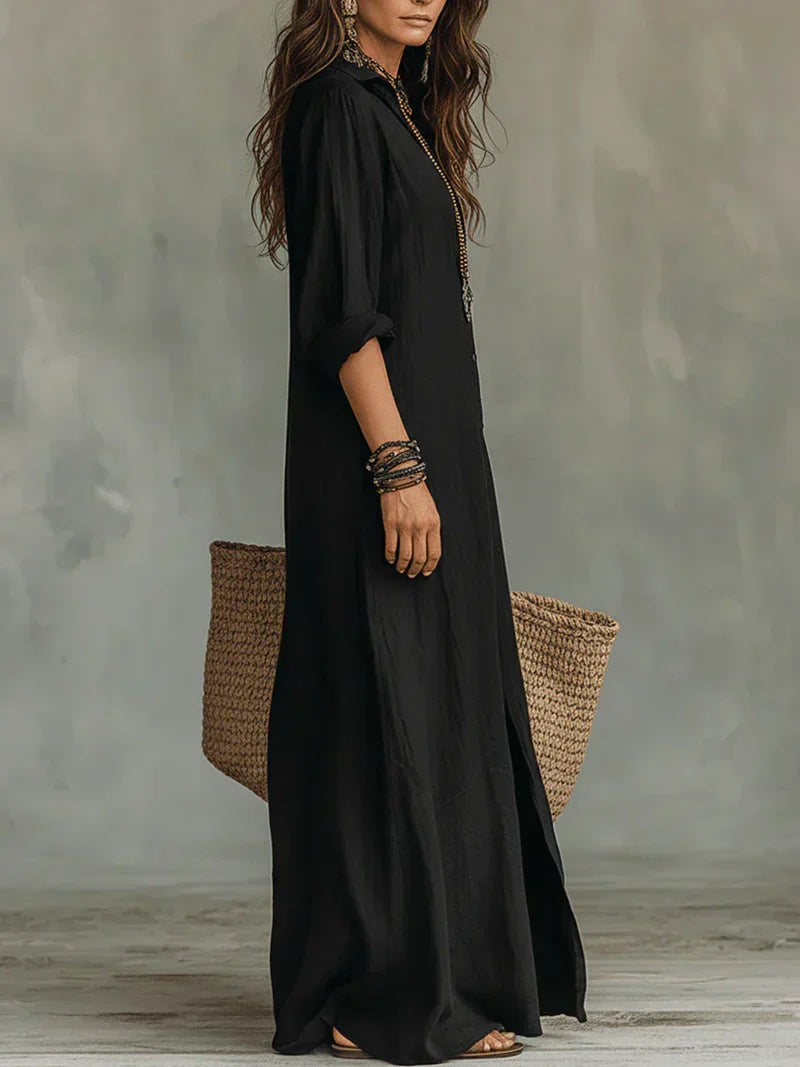 MOREAU LYON | ROBE MAXI CHIC FLUIDE POUR FEMMES