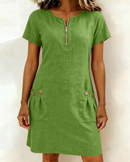 MOREAU LYON | ROBE EN MELANGE DE LIN POUR FEMMES