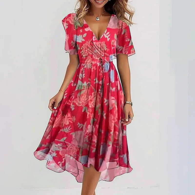 MOREAU LYON | ROBE ÉLÉGANTE RAYONNANTE POUR FEMMES