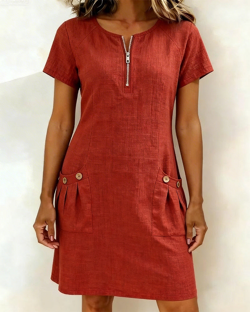 MOREAU LYON | ROBE EN MELANGE DE LIN POUR FEMMES