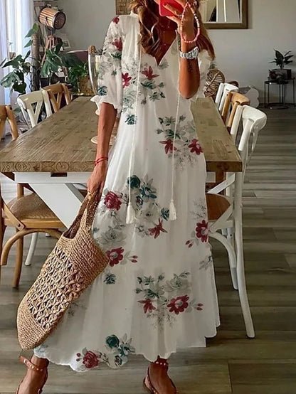 MOREAU LYON | ROBE MIDI BOHO POUR FEMMES